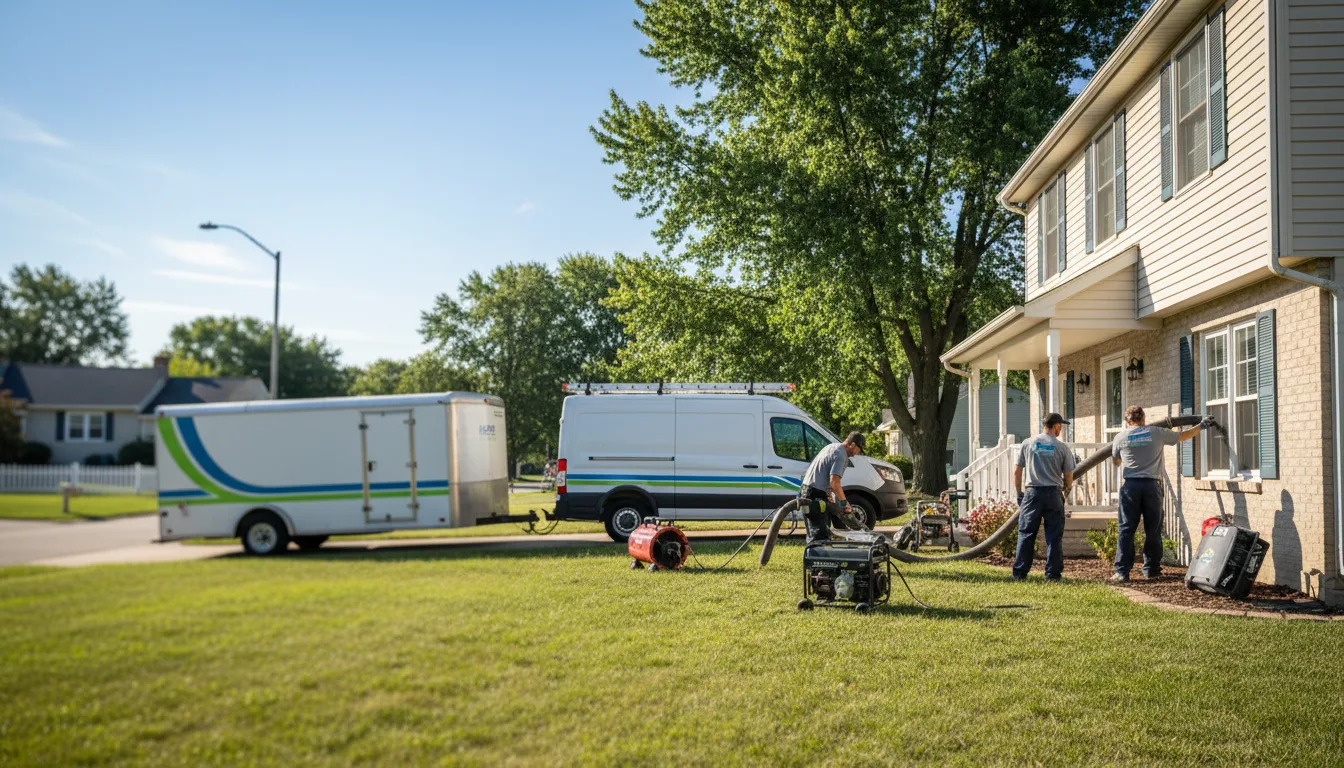 Flooded Basement Restoration And Cleanup With Repair in Nadeau, MI near me